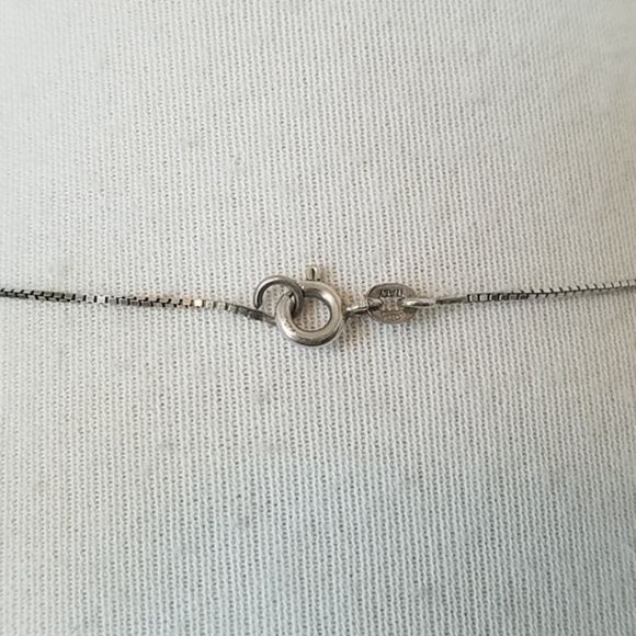 Sterling Silver Mini Circles Necklace - Picture 3 of 5